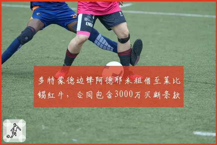 多特蒙德边锋阿德耶米租借至莱比锡红牛，合同包含3000万买断条款
